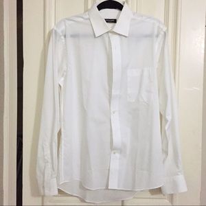 Slim fit, white dress shirt